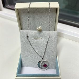 New!  Silver Moon Necklace
